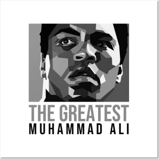 The Greatest Muhammad Ali Grayscale Posters and Art